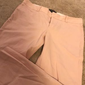 Pale Pink Banana Republic Sloan Fit cropped pant